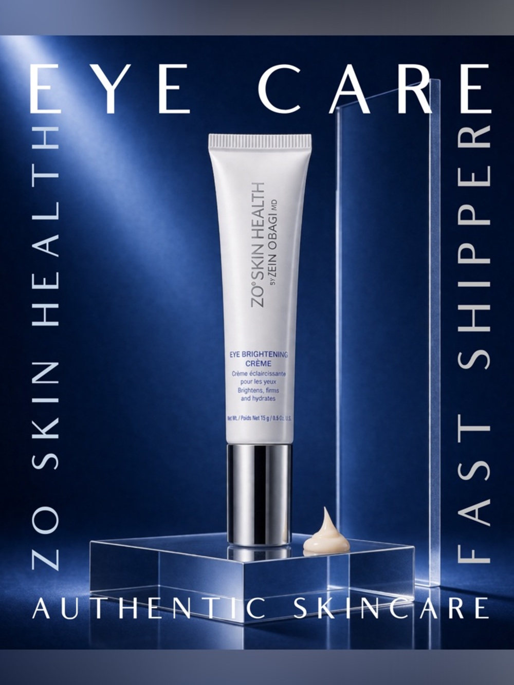 ✨ ZO Skin Health Eye Brightening Crème (Full Size) + 3 BONUS Gifts 💙 $245 Val
